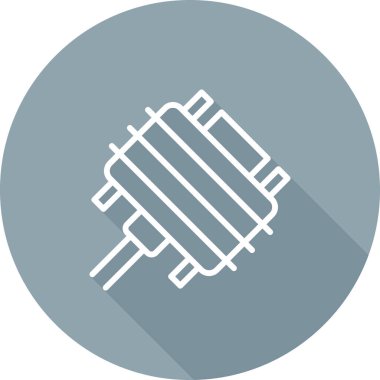 Dvi Simgesi İşareti, Basit Vektör İllüstrasyonu Beyaz Arkaplanda İzole Edildi