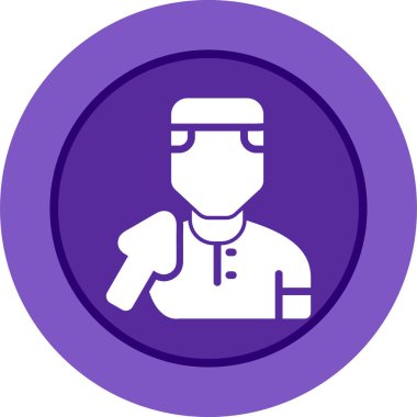 user icon, vector illustration simple design