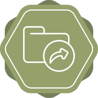 dizin simgesi, vektör illüstrasyonu basit tasarım