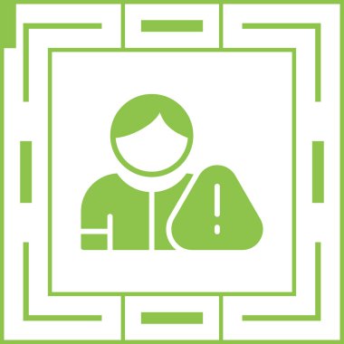 Başarısız ağ simgesi, vektör illüstrasyonu