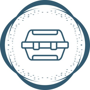 Alet çantası. Web simgesi basit tasarım 