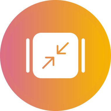 Web simgesi, vektör illüstrasyonunu yeniden boyutlandır     