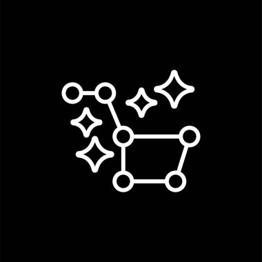 Yıldız simgesinin vektör illüstrasyonu