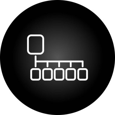 Kart Sıralama Web simgesi vektör çizimi