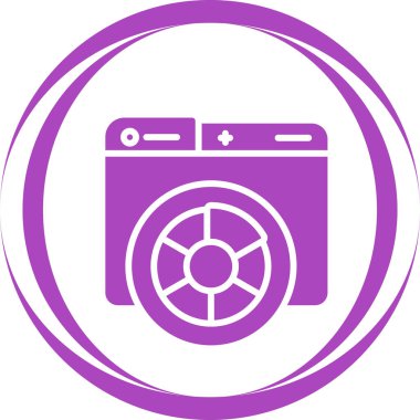 renk paleti. Web simgesi basit illüstrasyon