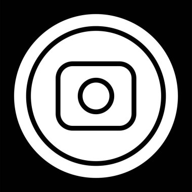 Kayıt düğmesi simgesi, vektör illüstrasyon tasarımı 