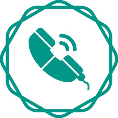 Uydu Telefon simgesinin vektör çizimi