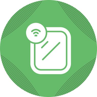 Akıllı Ayna simgesi, vektör illüstrasyonu  