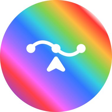 Arkaplanda basit vektör simgesi