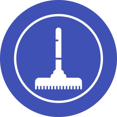 Tırmık ağ simgesinin vektör illüstrasyonu