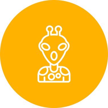  uzaylı vektör ağı simgesi