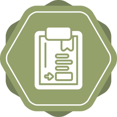 Pano simgesi, vektör illüstrasyonu basit tasarım