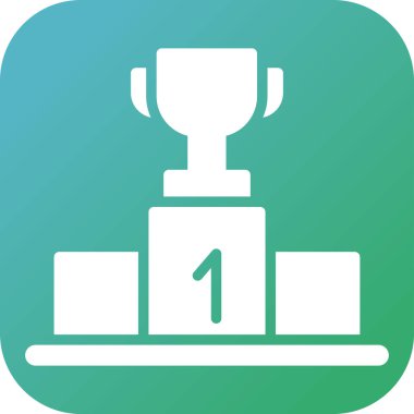 Zafer Ağı simgesi, özet illüstrasyon 