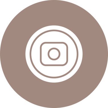 Kayıt düğmesi simgesi, vektör illüstrasyon tasarımı 