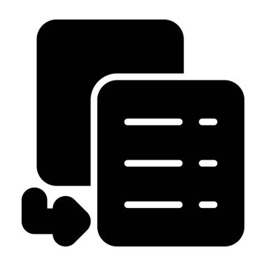 Simge vektör illüstrasyonunu kopyala 