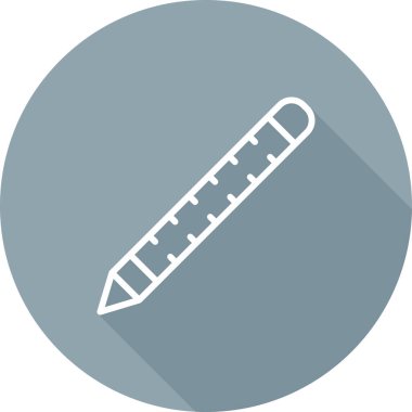 Kalem. Web simgesi basit illüstrasyon