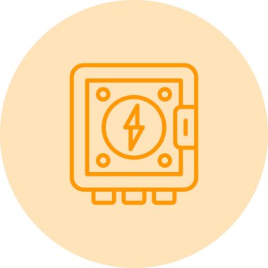 Elektrik Panelinin vektör illüstrasyonu