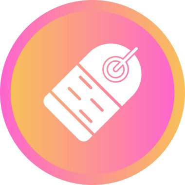 Etiket. Web simgesi basit illüstrasyon