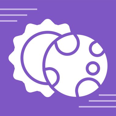 Tutulma. Web simgesi basit tasarım