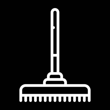 Tırmık ağ simgesinin vektör illüstrasyonu