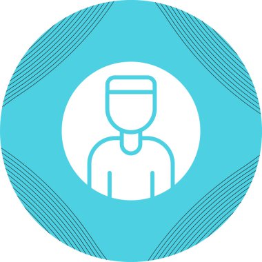 kullanıcı avatar simgesi vektör çizimi