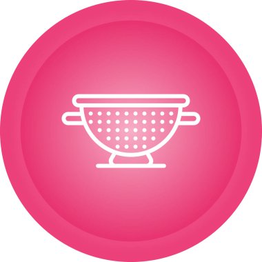 Colander web simgesi vektör illüstrasyonu 