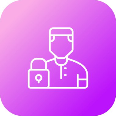 user icon, vector illustration simple design