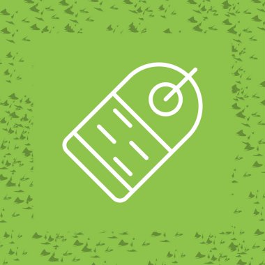 etiket web simgesi vektör illüstrasyonu 