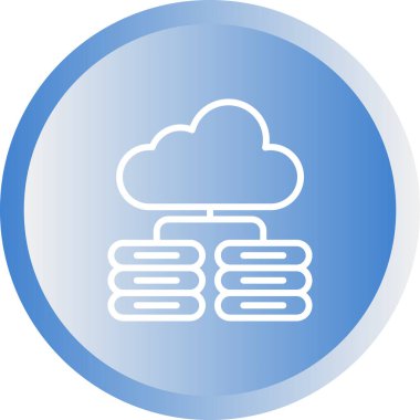 Web Ev Sahipliği web simgesi vektör çizimi