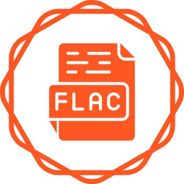 FLAC dosya biçimi web illüstrasyonuName