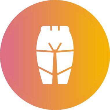 Termal iç çamaşırı simgesi, vektör illüstrasyonu