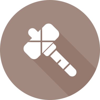 Çekiç simgesi. Web basit illüstrasyonu
