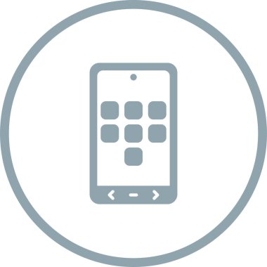 Simge Uygular. Uygulamalar Pictogram. Programlar İmza, Vektör İllüstrasyonu