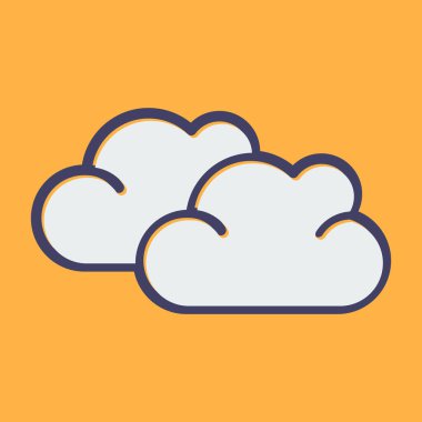 Bulut ağı simgesi, vektör illüstrasyonu. bulut simgesi