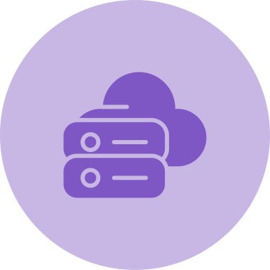 Dosya Sunucu simgesi, vektör illüstrasyonu 