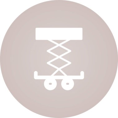 Araba Kaldırıcı simgesinin vektör illüstrasyonu         