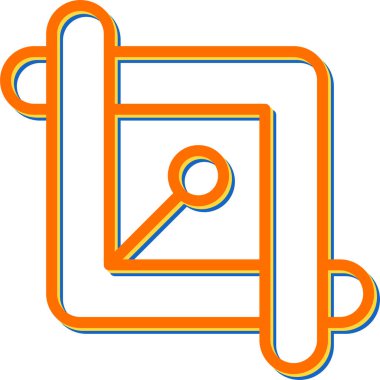 Ekin. Web simgesi basit illüstrasyon