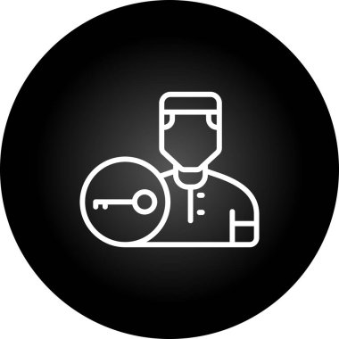 user icon, vector illustration simple design