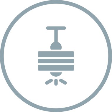 Vektör illüstrasyon Tavan Lambası simgesi 