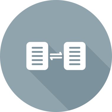 belge dosyaları ikon vektör illüstrasyonunu paylaşıyor 