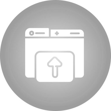 Dizin için web simgesi vektör illüstrasyonu yükleniyor