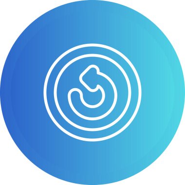 Yenile. Web simgesi basit illüstrasyon