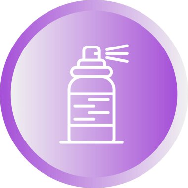 Sprey web simgesi basit illüstrasyon