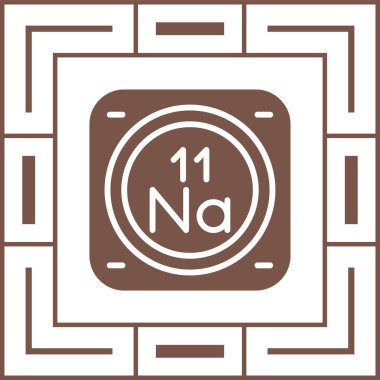 sodyum kimyasal element simgesi, basit satır biçimi