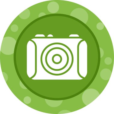 Kamera. Web simgesi basit illüstrasyon 