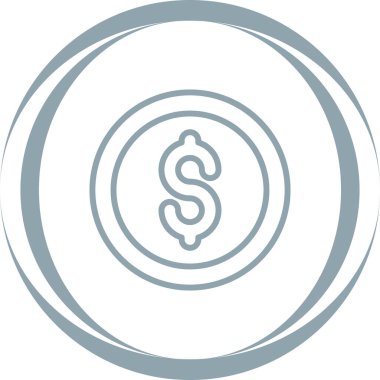 Dolar simgesi vektör illüstrasyonu