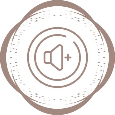 Ses hoparlörü web illüstrasyonu