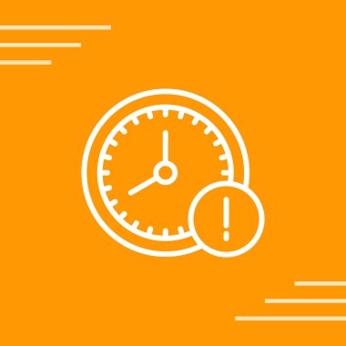 Anımsatıcının modern ünlem simgesi ile vektör illüstrasyonu