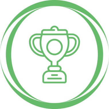 Kupa simge vektör çizim 