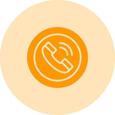 Telefon. Web simgesi basit tasarım 